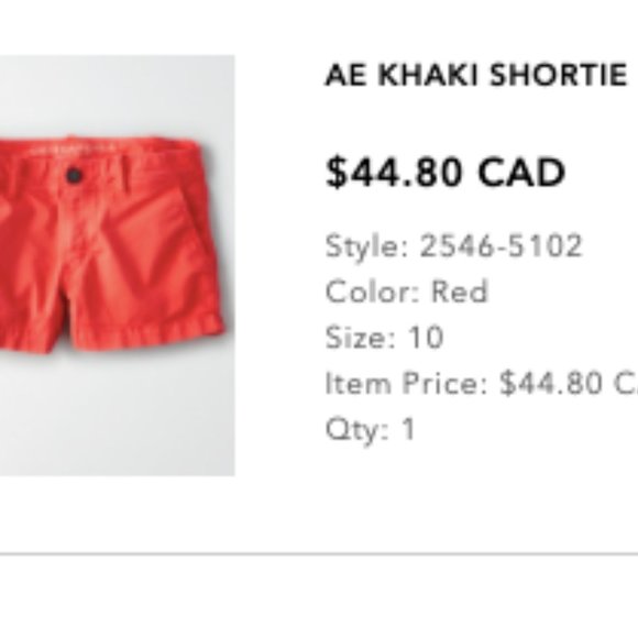 AE Shortie Shorts (NWOT) - Picture 4 of 4